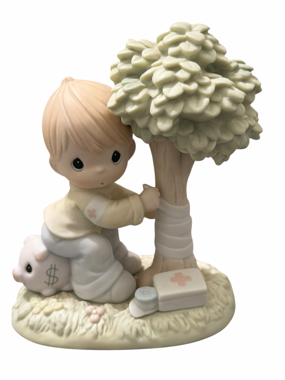 Precious moments figurine 1994 Money’s not the only green thing worth saving